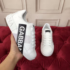 White Leather Casual Sneakers #52 | Men's Streetwear