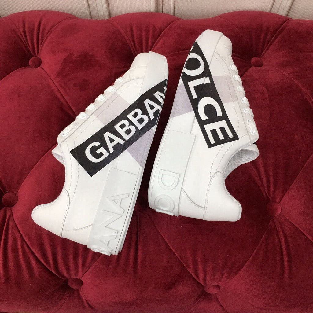 White Leather Casual Sneakers #52 | Men's Streetwear