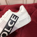White Leather Casual Sneakers #52 | Men's Streetwear