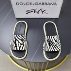 2026 Premium Leather Camouflage Slippers - Designer Men's Slides in 2 Patterns