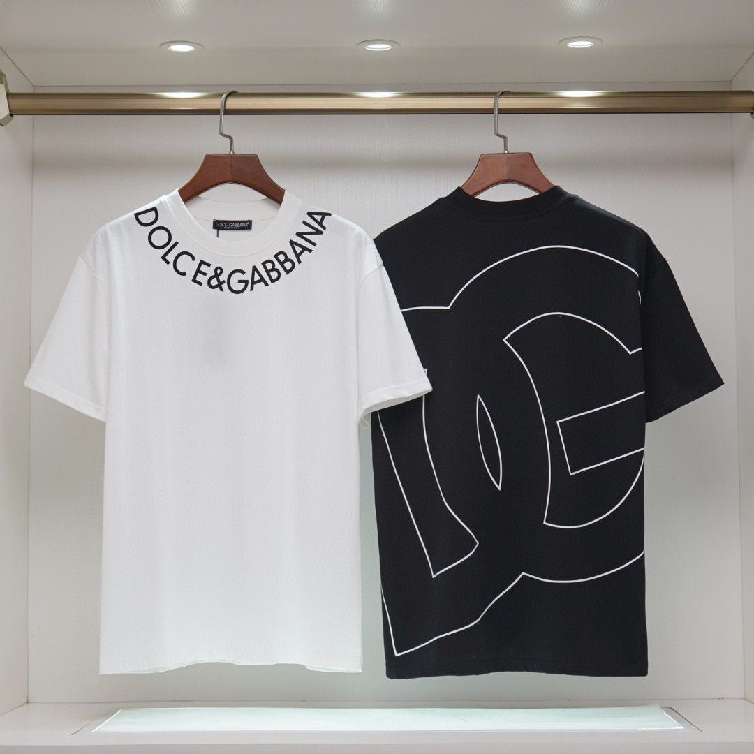 D*G Black Cotton Streetwear T-Shirt #3 | Men's Tee