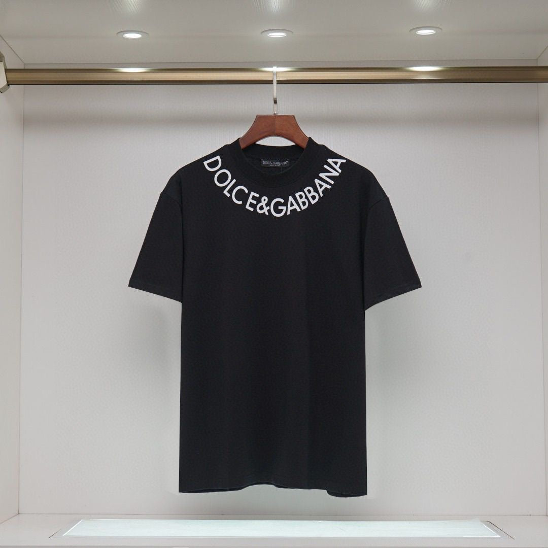 D*G Black Cotton Streetwear T-Shirt #3 | Men's Tee