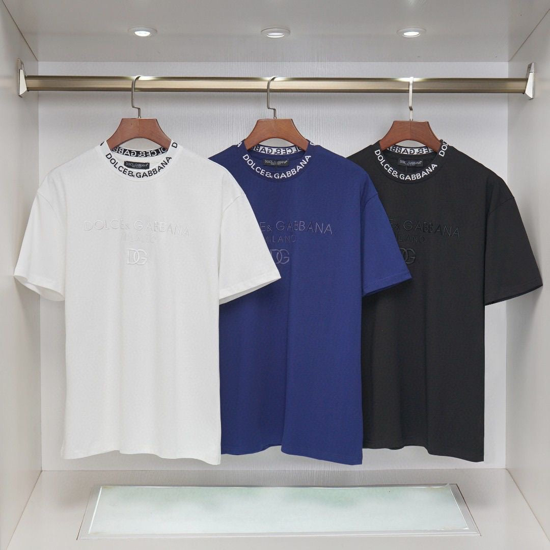D*G Black Streetwear Cotton T-Shirt #5 | Men's Tee