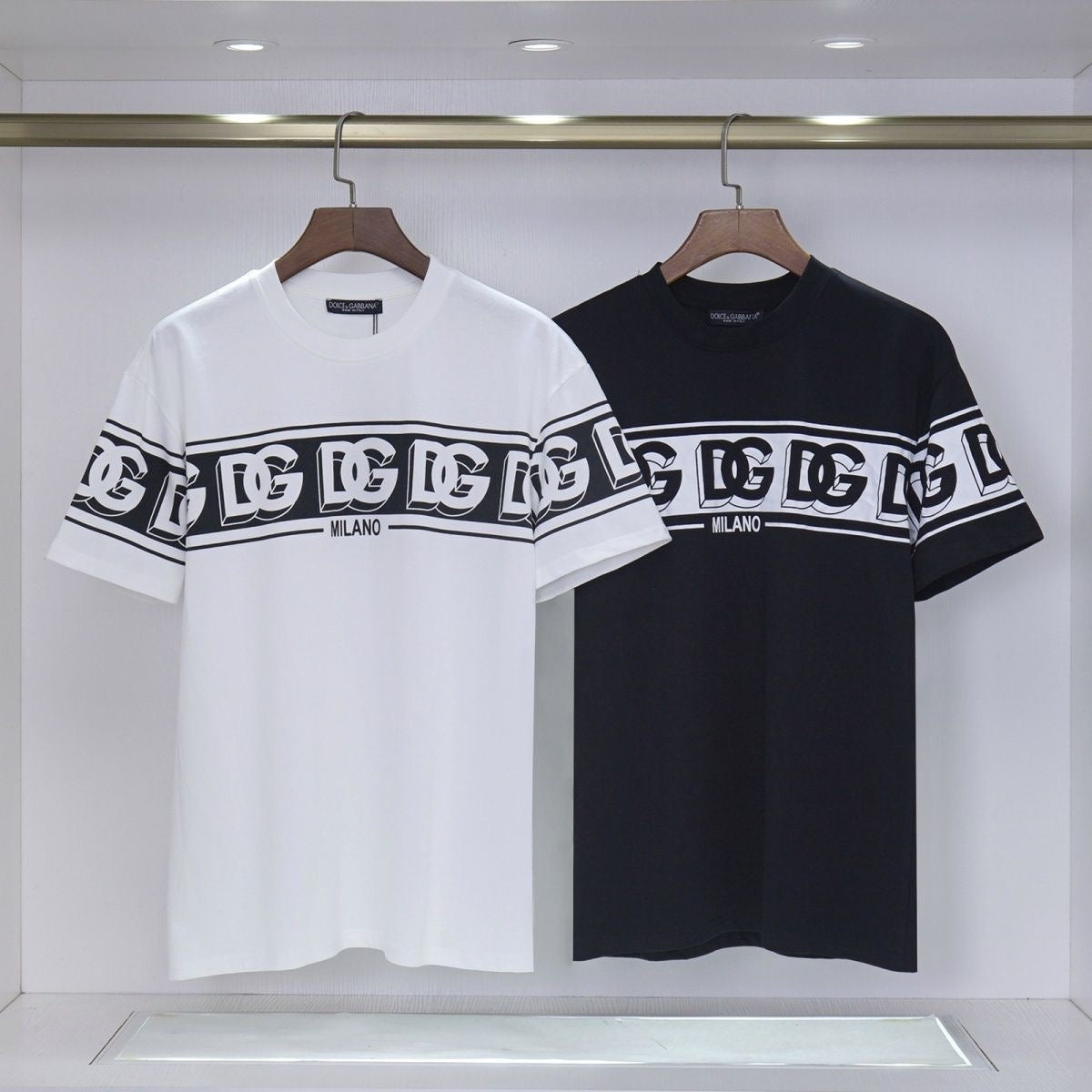 D*G Men's Black Cotton Streetwear T-Shirt #6