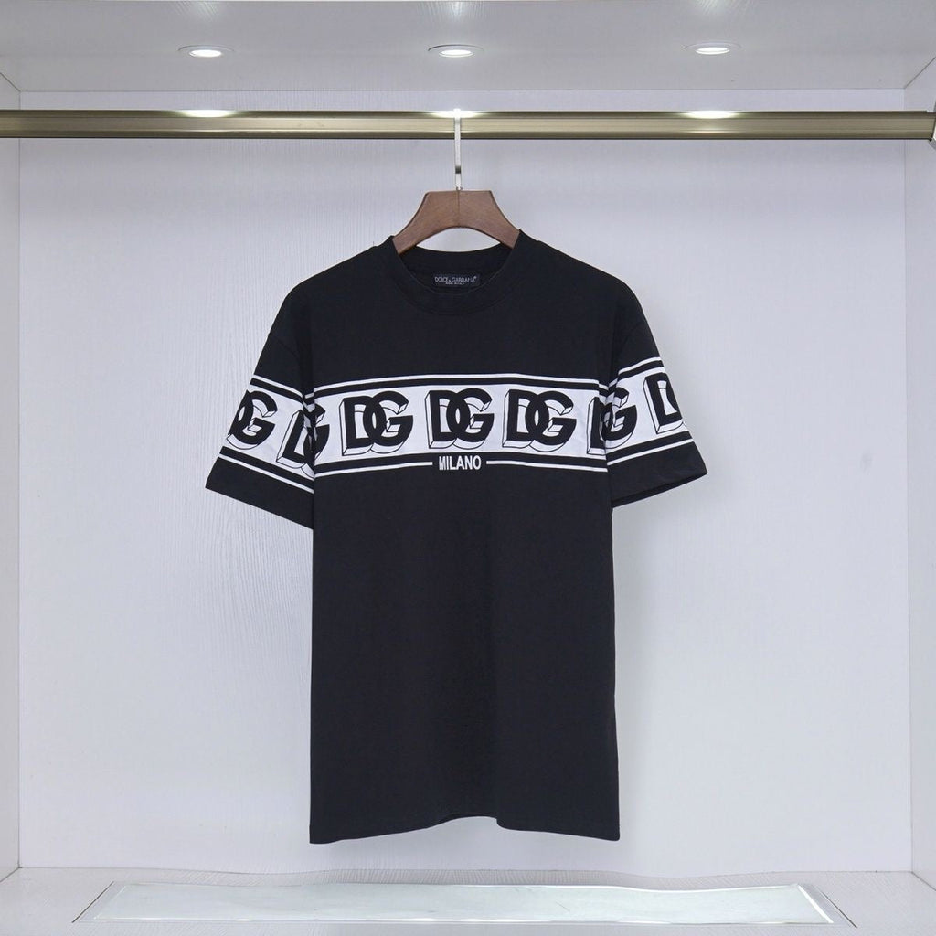 Men's Black Cotton Streetwear T-Shirt #6
