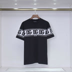 Men's Black Cotton Streetwear T-Shirt #6