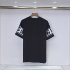 Men's Black Cotton Streetwear T-Shirt #6