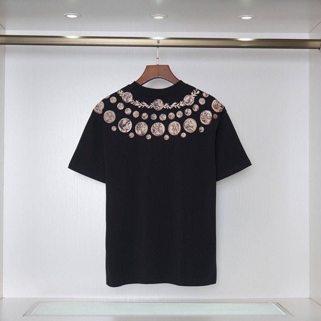 D*G Men's Street Style T-Shirt #7 | Black & White Cotton Tee