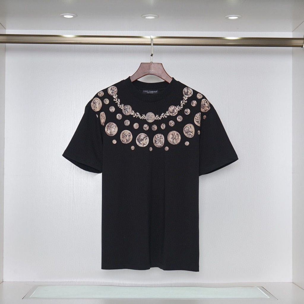 Men's Street Style T-Shirt #7 | Black & White Cotton Tee