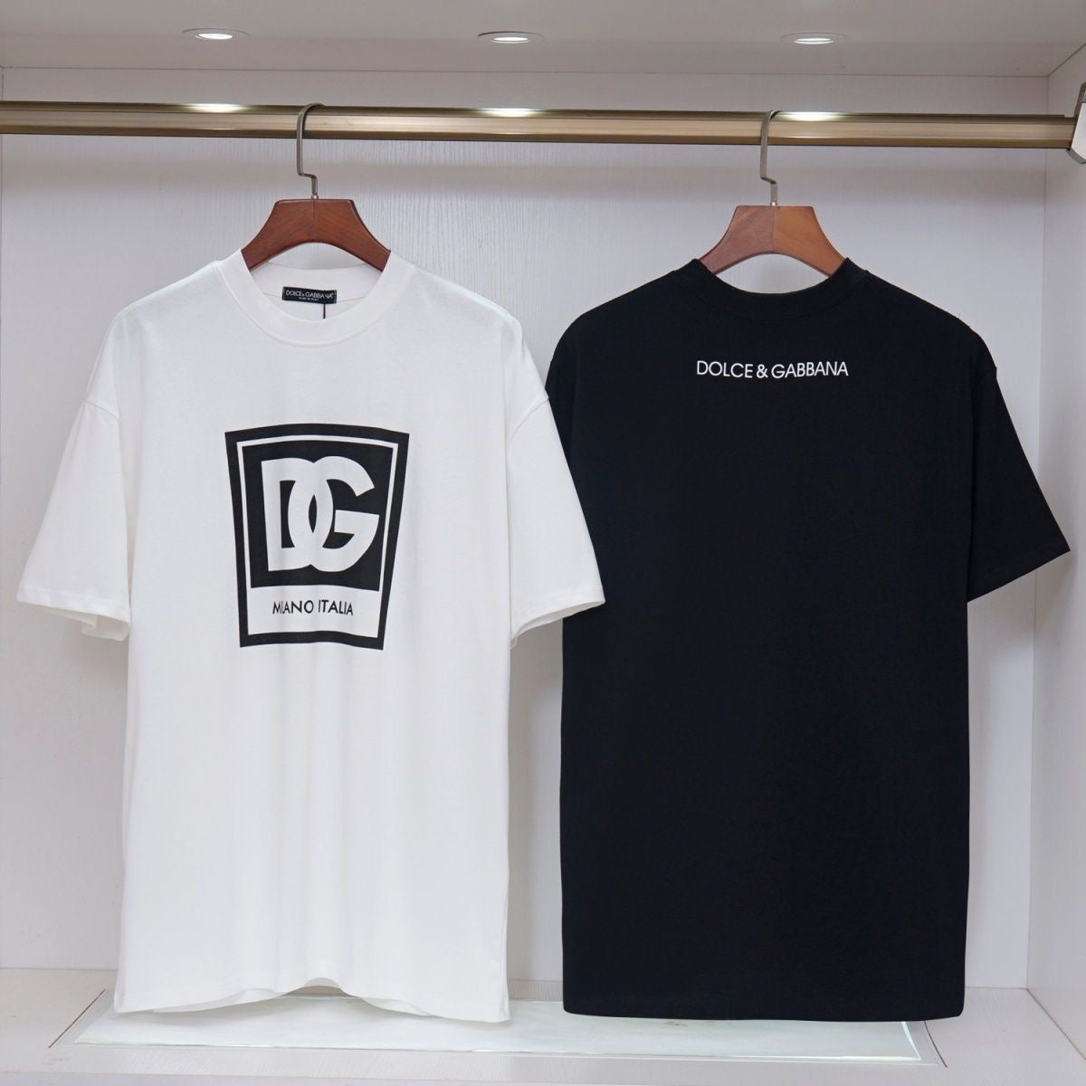 D*G Street Fashion T-Shirt #8 | Men's Black & White Cotton Tee