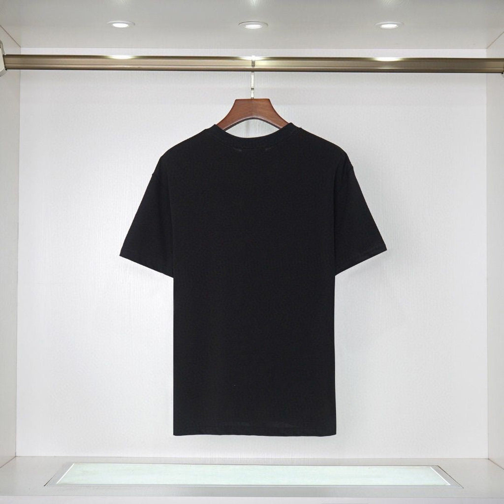 Streetwear Cotton T-Shirt #10 | Men's Black White Orange Tee