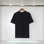 Streetwear Cotton T-Shirt #10 | Men's Black White Orange Tee
