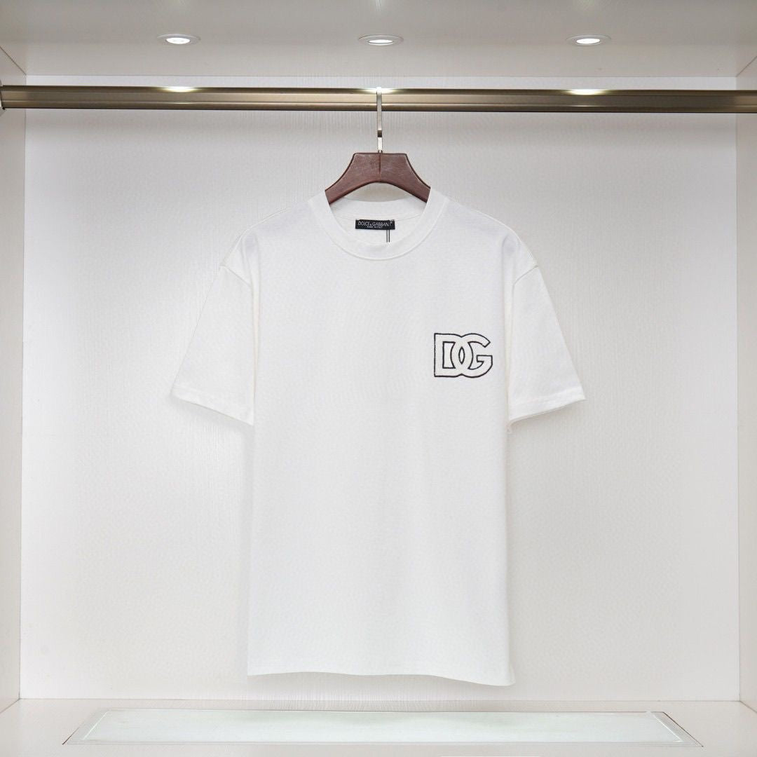 D*G Men's Cotton Streetwear T-Shirt #11 | Black & White Tee