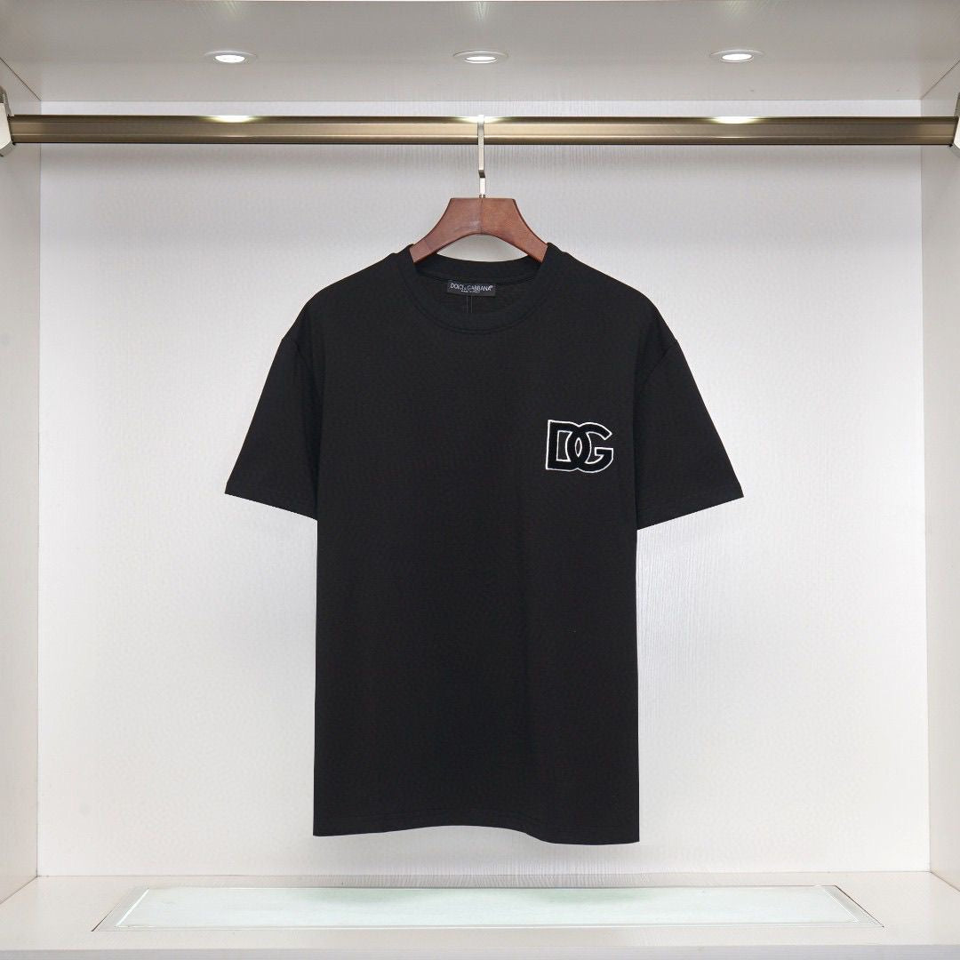 D*G Men's Cotton Streetwear T-Shirt #11 | Black & White Tee
