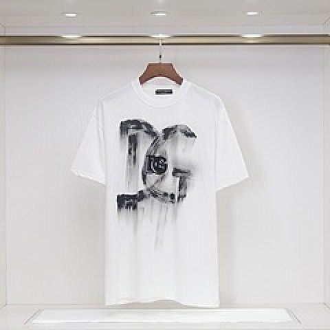D*G Streetwear T-Shirt #12 | Men's Cotton Tee in Black & White