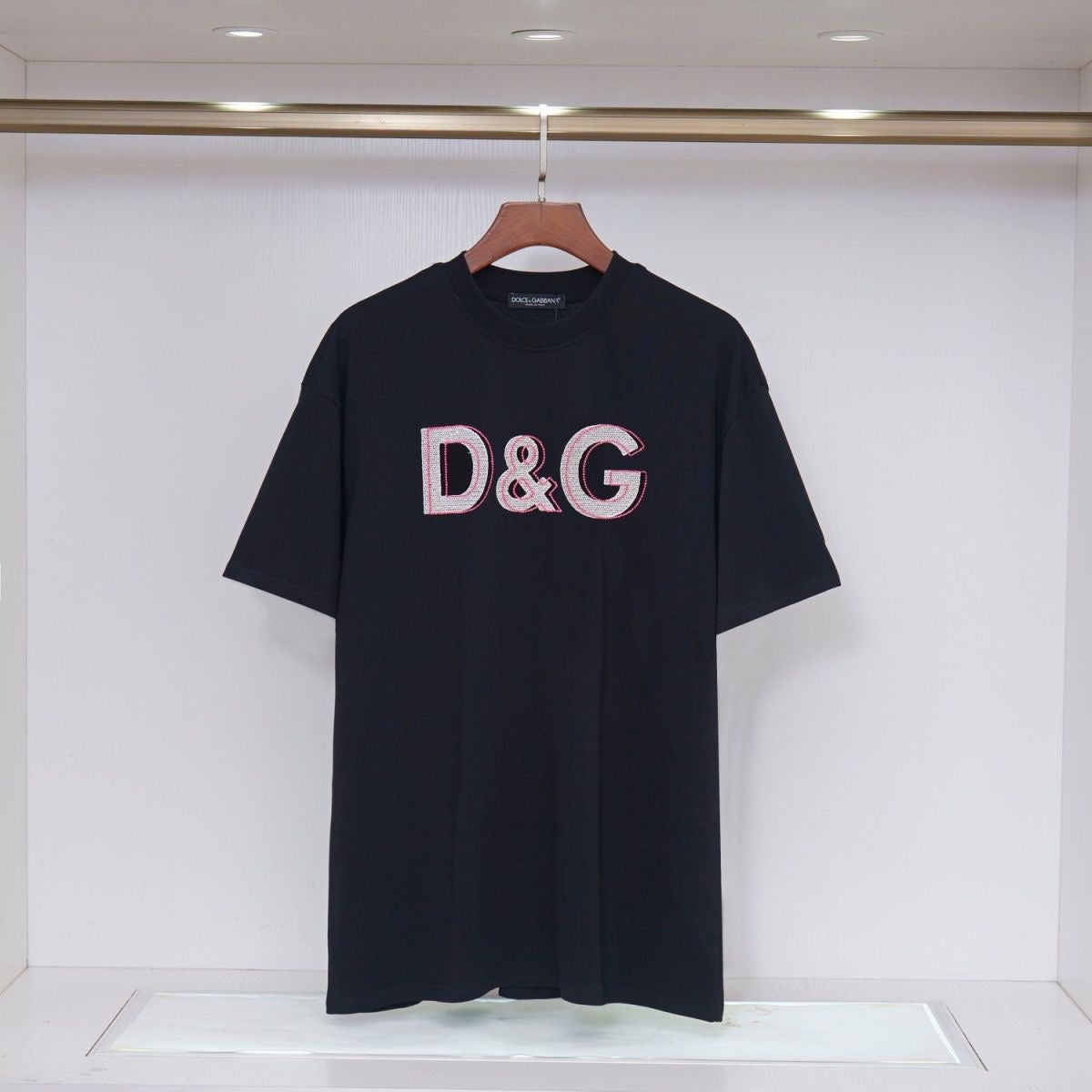 D*G Street Style T-Shirt #13 | Men's Black & White Cotton Tee