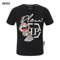 PP Black Cotton Streetwear T-Shirt #40 | Men's Tee