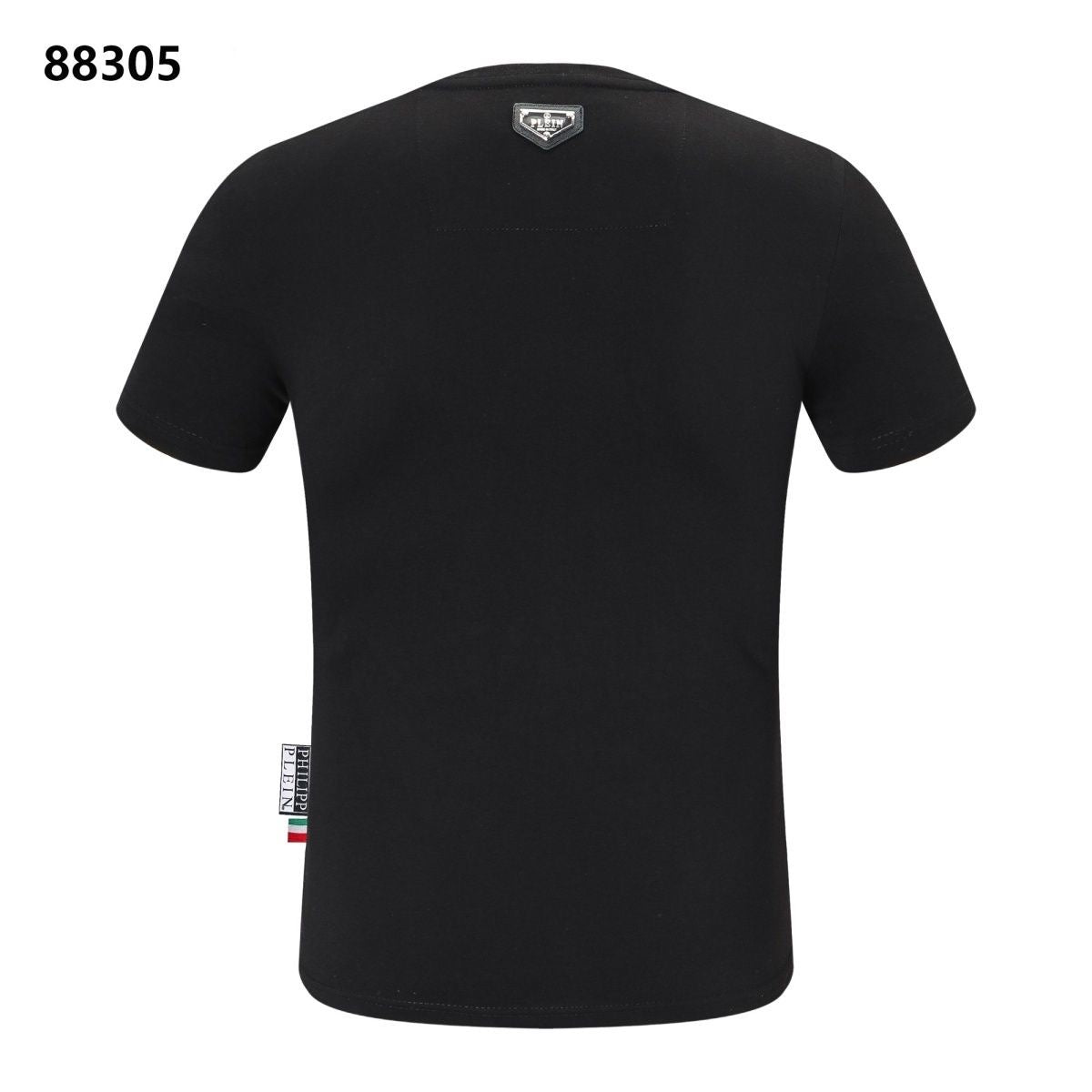 PP Black Cotton Streetwear T-Shirt #40 | Men's Tee