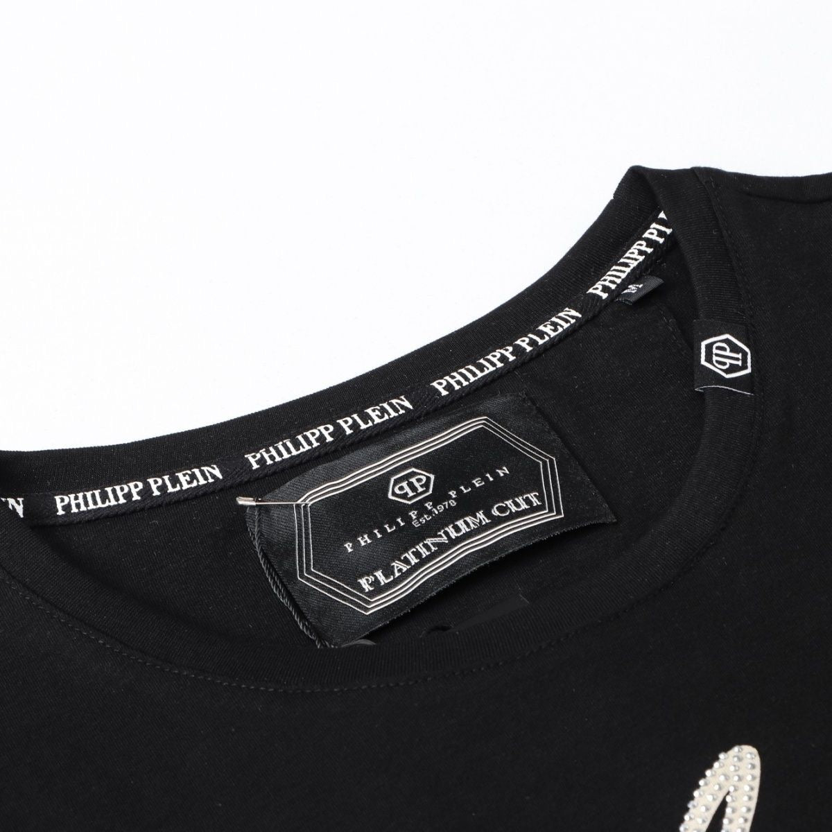 PP Black Cotton Streetwear T-Shirt #40 | Men's Tee