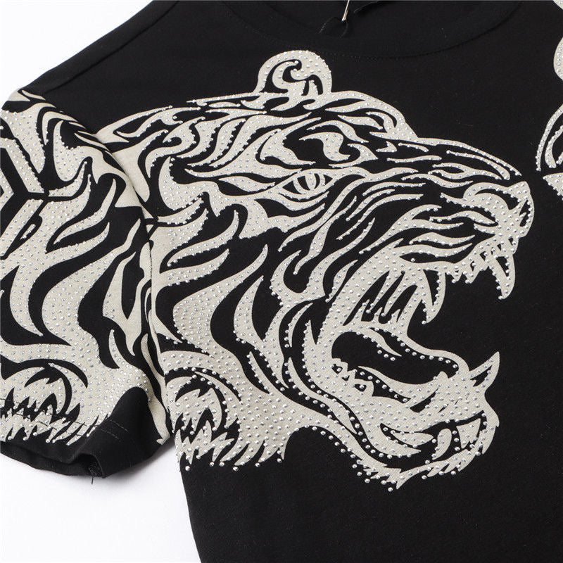 PP Black Cotton Street Style T-Shirt #35 | Men's Tee