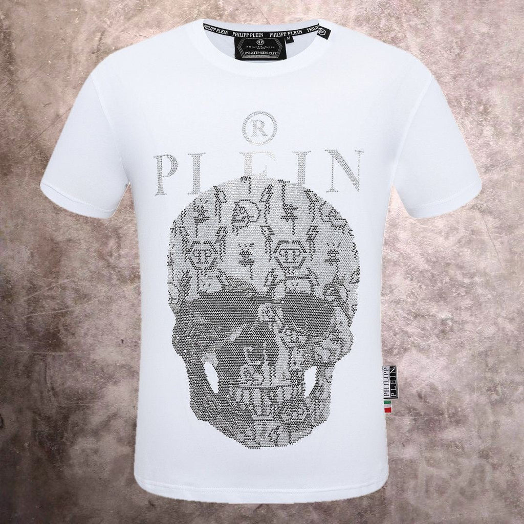 PP Men's Black Cotton Street Style T-Shirt #21