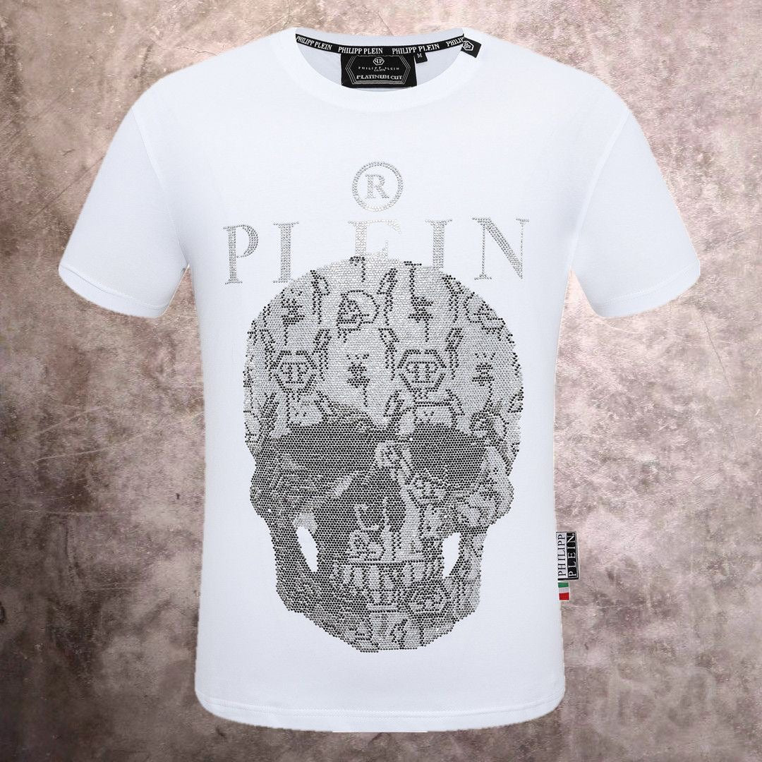 PP Men's Black Cotton Street Style T-Shirt #21