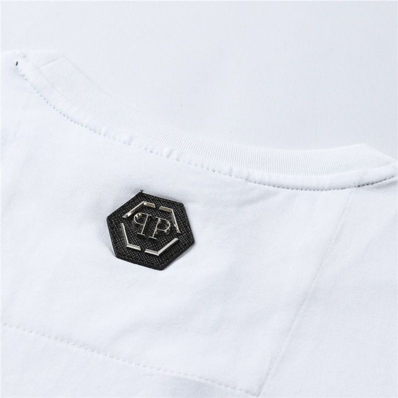 PP Men's Black Cotton Street Style T-Shirt #21