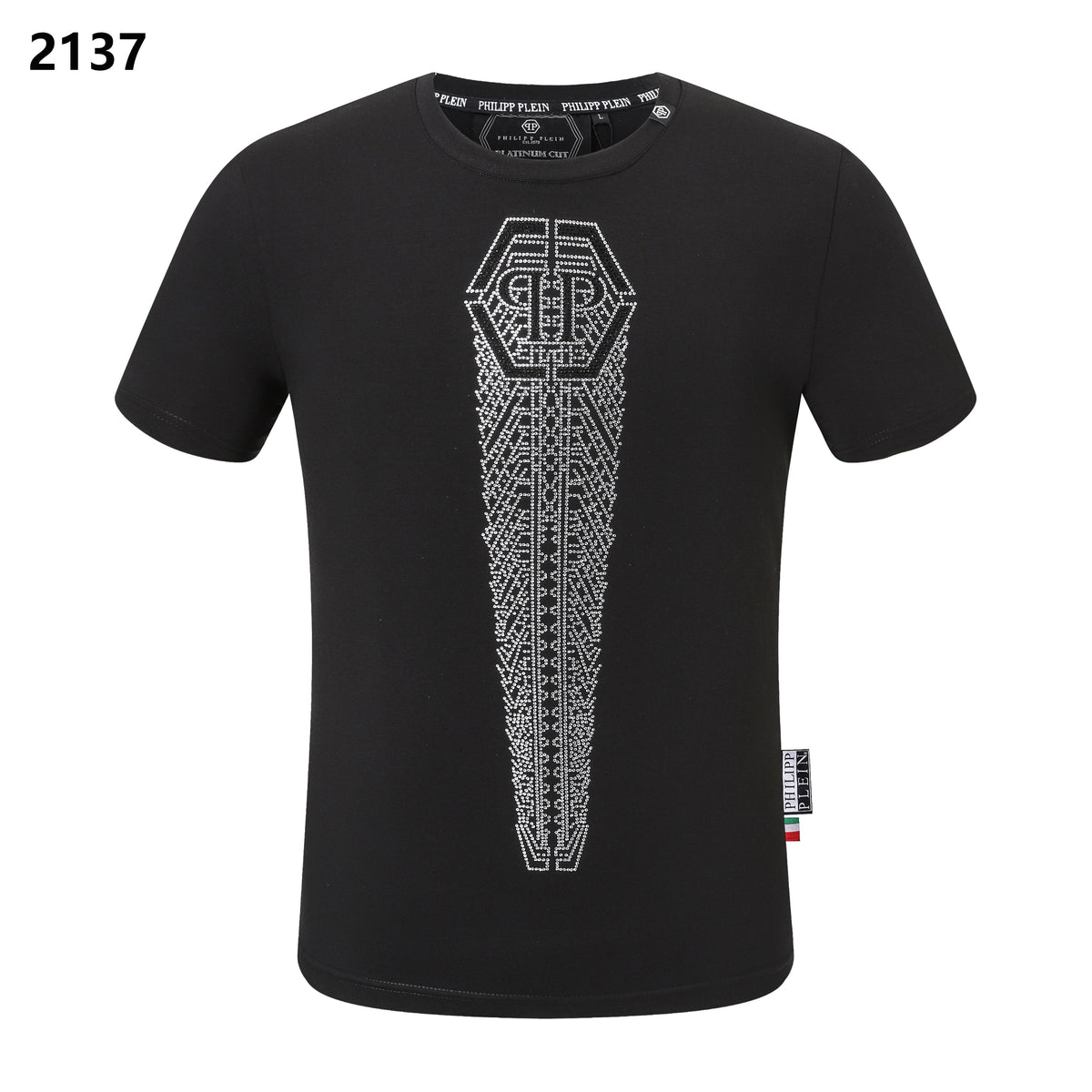 PP Black Cotton Street Style T-Shirt #57 | Men's Tee