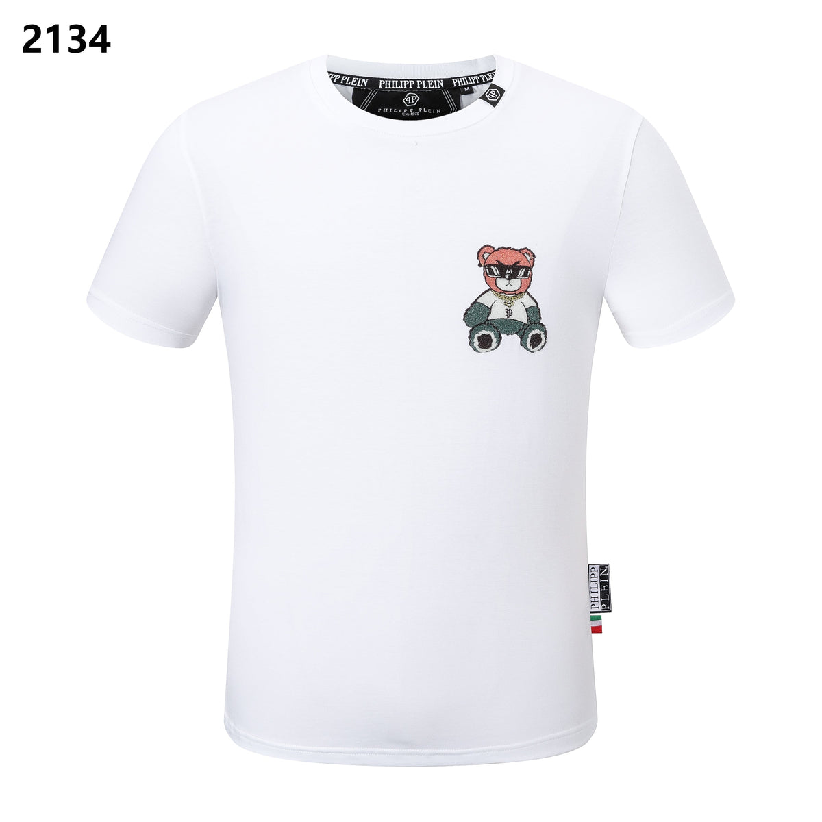 PP Black Streetwear Cotton T-Shirt #55 | Men's Tee