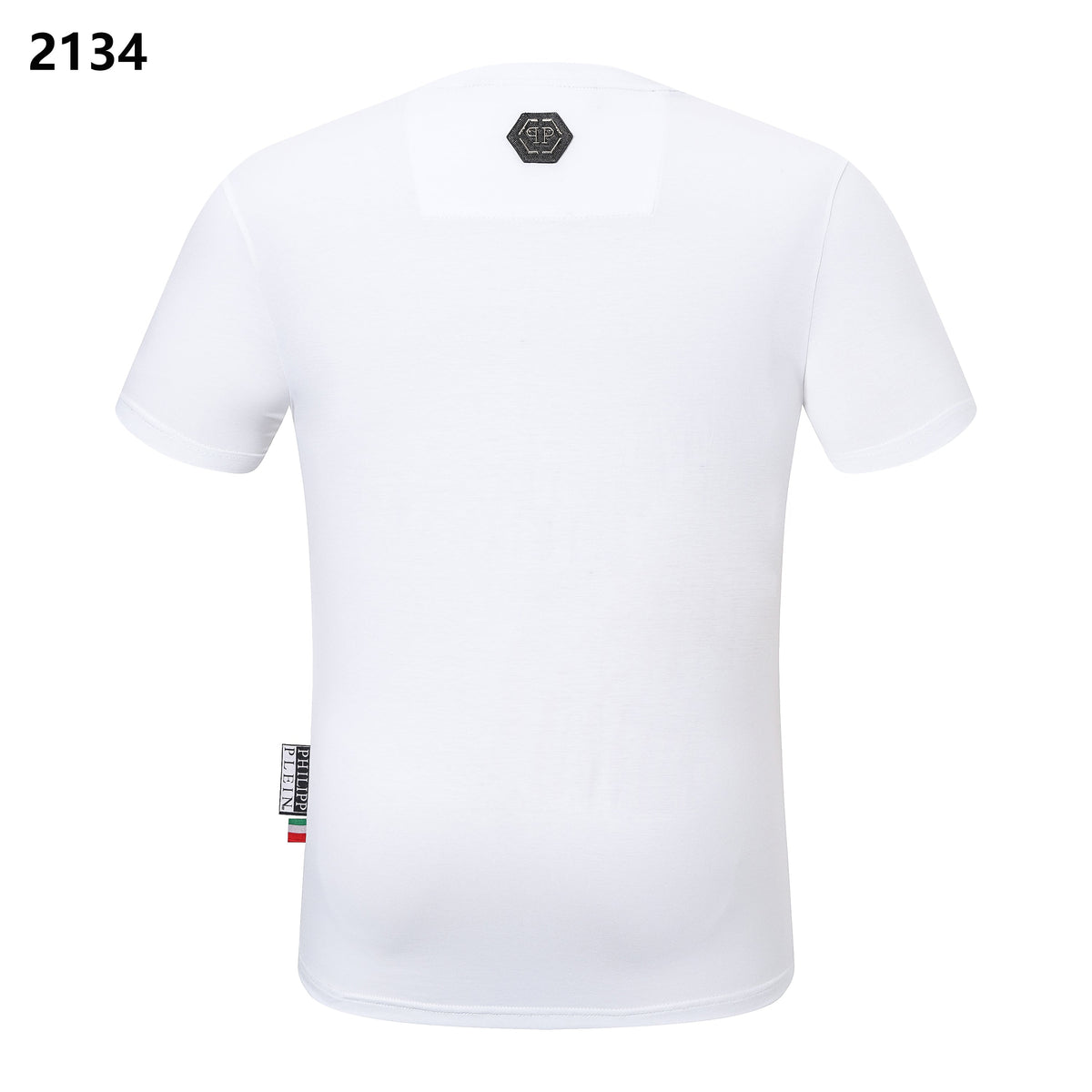 PP Black Streetwear Cotton T-Shirt #55 | Men's Tee
