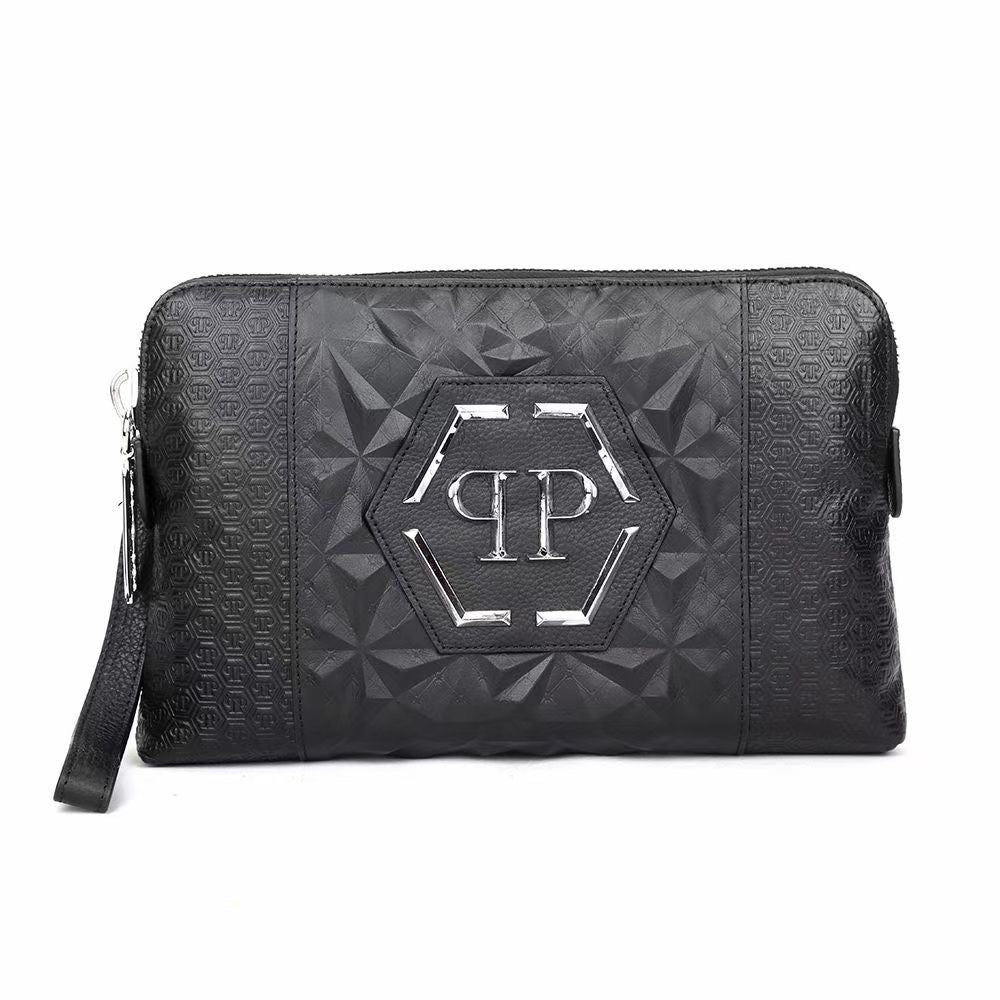 PP Black Leather Bag #7