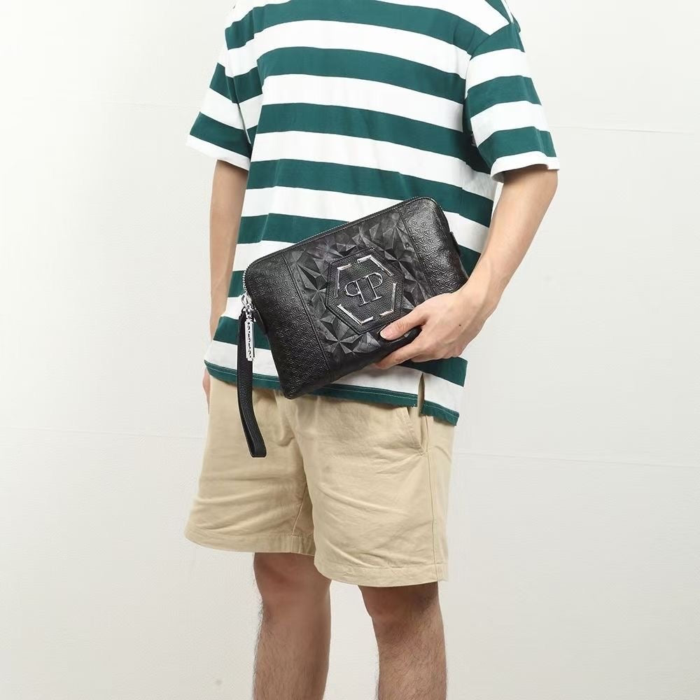 PP Black Leather Bag #7