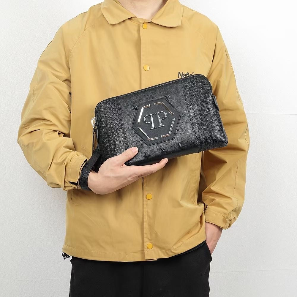 PP Black Leather Bag #8