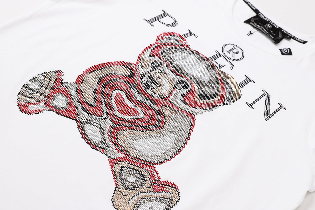 PP Black Cotton Streetwear T-Shirt #59 | Men's Tee