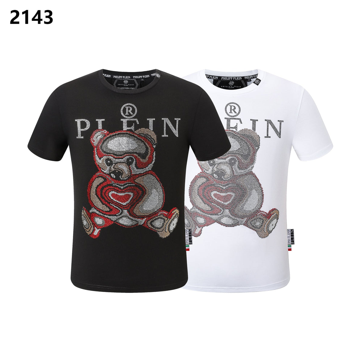 PP Black Cotton Streetwear T-Shirt #59 | Men's Tee