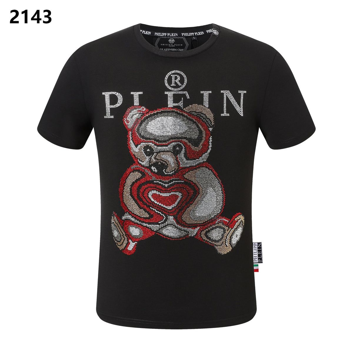 PP Black Cotton Streetwear T-Shirt #59 | Men's Tee