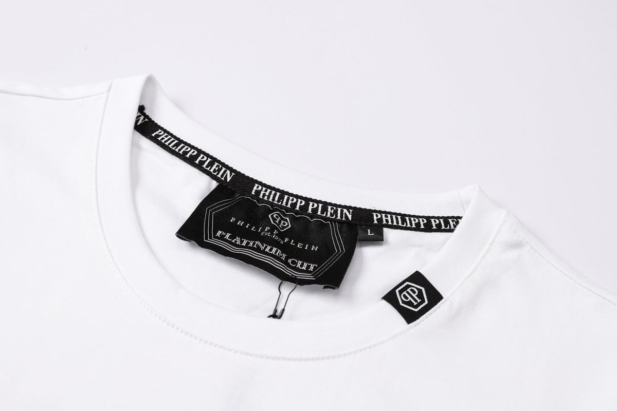PP Men's Black Cotton Streetwear T-Shirt #62