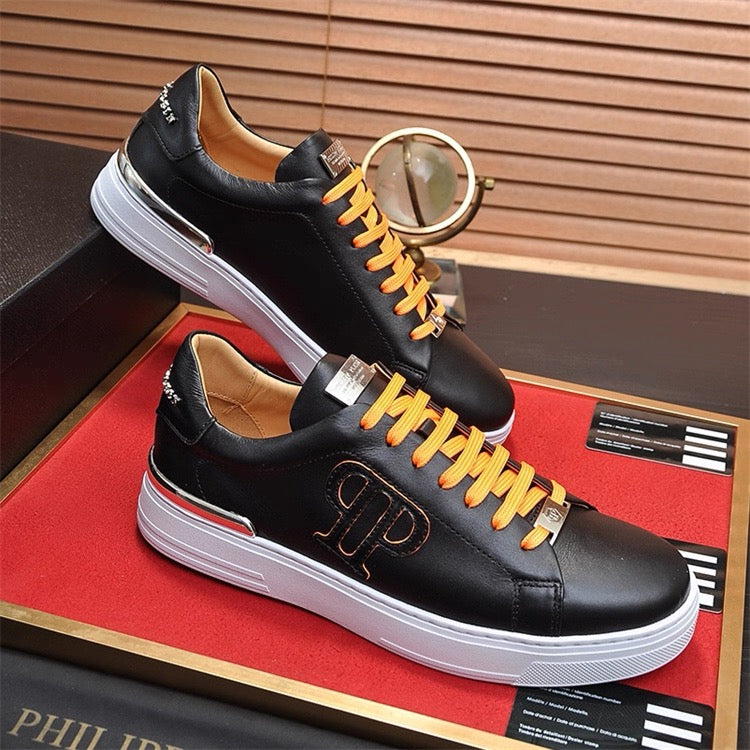 PP Black Casual Sneakers #33 | Men's Streetwear