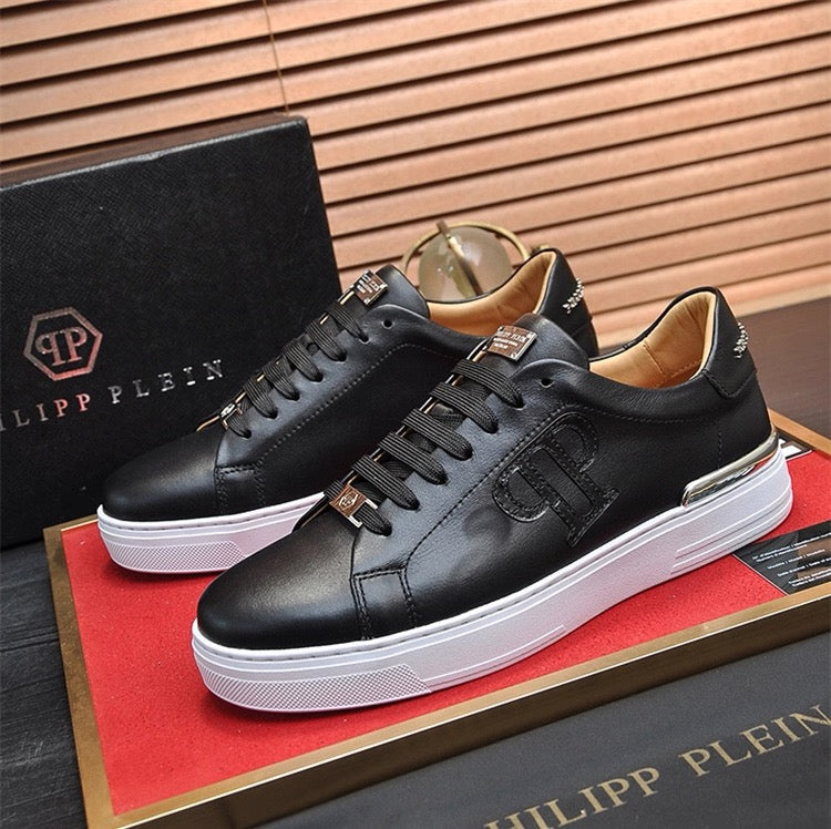 PP Black Casual Sneakers #33 | Men's Streetwear