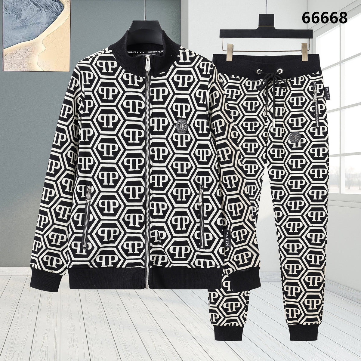 PP Black Tracksuit #14 | Men's Streetwear