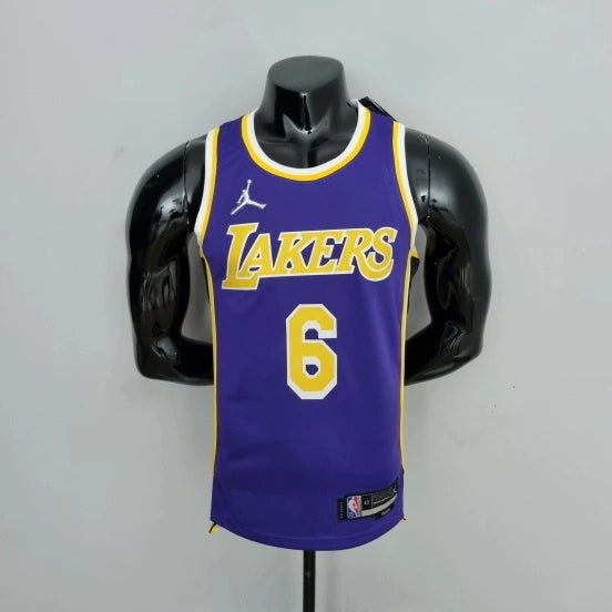 James Lakers #6 Jordan Jersey 2021 - View 001