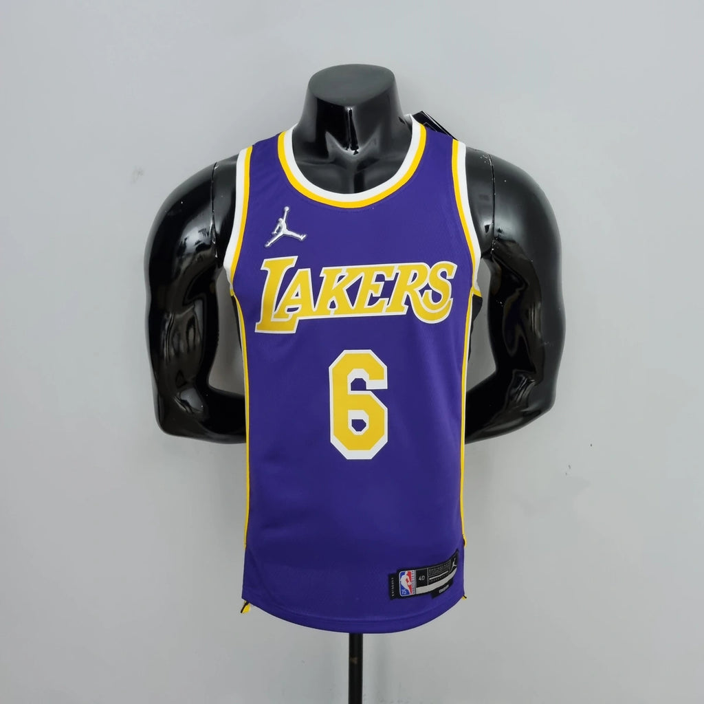 James Lakers #6 Jordan Jersey 2021 - View 002