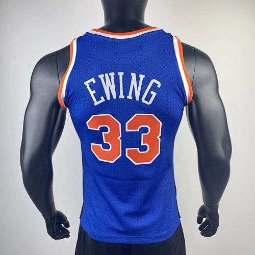 Patrick Ewing New York Knicks No.33 Throwback Swingman Jersey 1991-92 - View 919