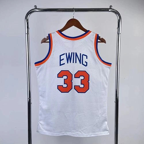 Patrick Ewing New York Knicks No.33 Throwback Swingman Jersey 1991-92 - View 919