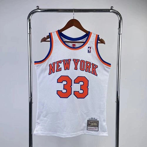 Patrick Ewing New York Knicks No.33 Throwback Swingman Jersey 1991-92 - View 919