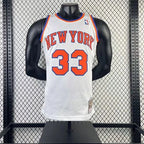 Patrick Ewing New York Knicks No.33 Throwback Swingman Jersey 1991-92 - View 919
