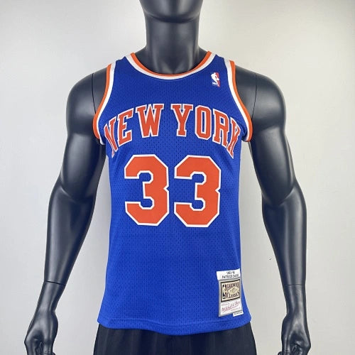 Patrick Ewing New York Knicks No.33 Throwback Swingman Jersey 1991-92 - View 919