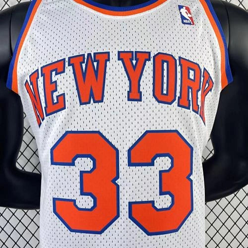 Patrick Ewing New York Knicks No.33 Throwback Swingman Jersey 1991-92 - View 919