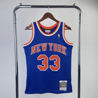 Patrick Ewing New York Knicks No.33 Throwback Swingman Jersey 1991-92 - View 919