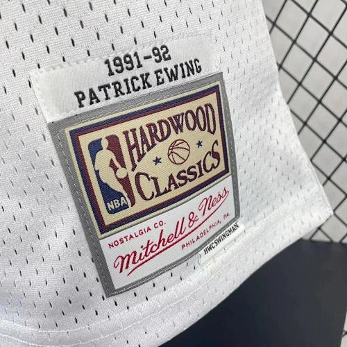 Patrick Ewing New York Knicks No.33 Throwback Swingman Jersey 1991-92 - View 919
